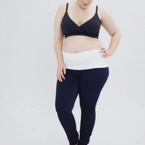 BellaBand Maternity Belly Band in White Size 2 - Picture 12 of 16